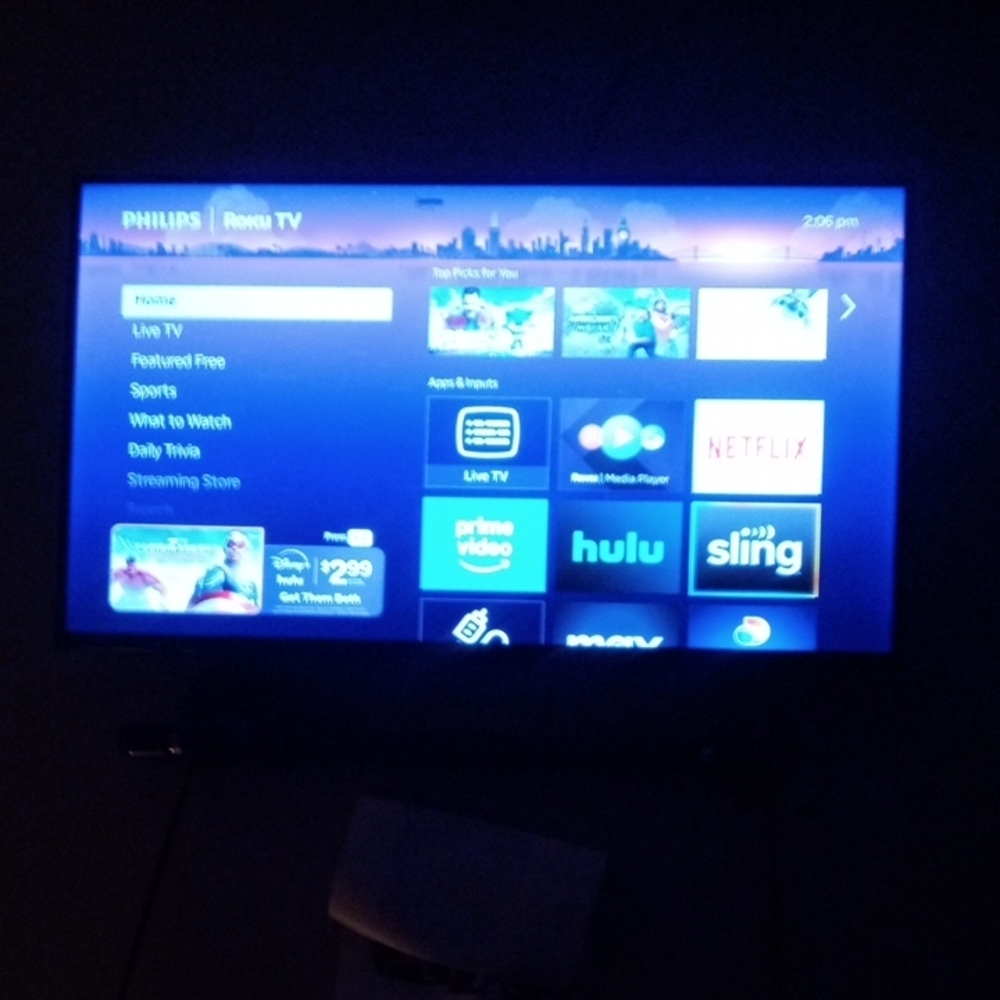 Philips Roku TV with Streaming Interface